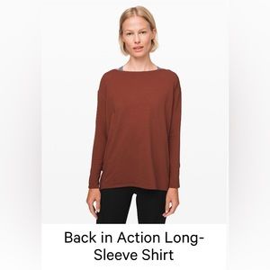 Back In Action long sleeved shirt